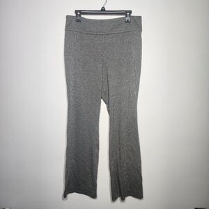 New York & Company 7th Avenue Suit Pants Large Gray Houndstooth Career Trousers